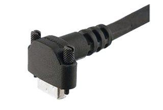 Intercon1 MCLCP*-2.0-P  Right Angle Overmold, Mini Camera Link to Standard- Connector A (26 Pos SDR (HDR) / Connector B (26 Pos MDR Receptacle), Locki
