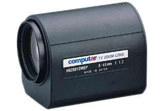 Computar H6Z0812MSP Motorized Zoom, 8-48mm f1.2 6X, 3 motors, spot & preset